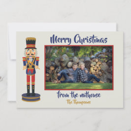 God jul från nuthouse lustig Nutcracker