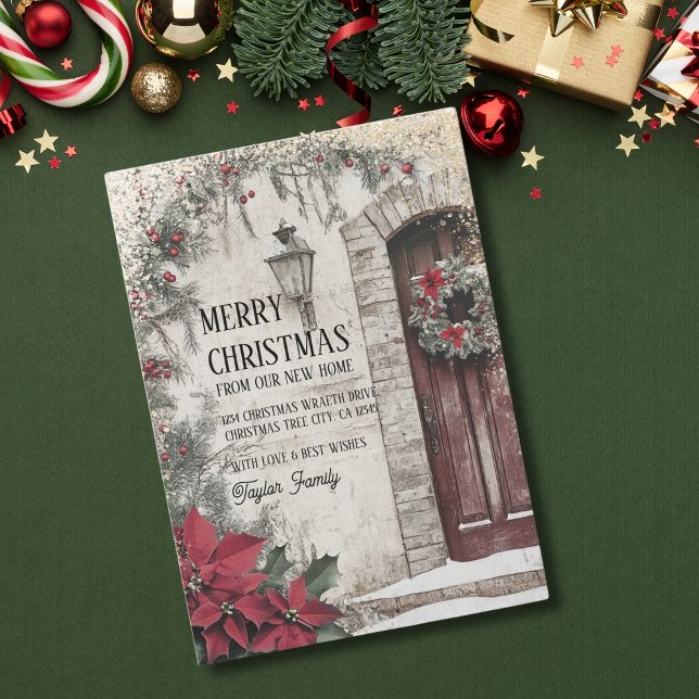 God jul från ny utandning vid hemmet meddelande (Skapare uppladdad)