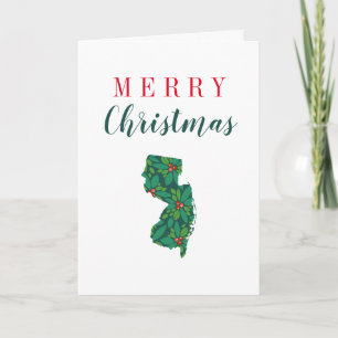 God jul från nytt - jersey kort