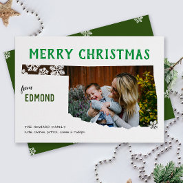 God jul från Oklahoma Photo Helgdag Card Julkort