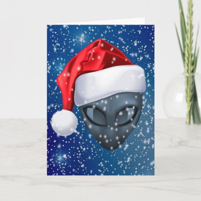 God jul från område 51 helgkort (Framsida)
