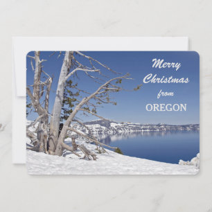 God jul från Oregon-fotomall Julkort