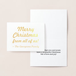 god jul från oss alla! Kort