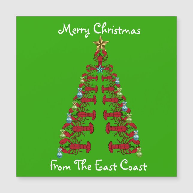 God jul från östkustens hummerträd  (Framsida)