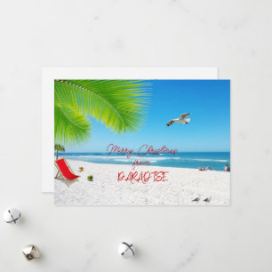 God jul från Paradise Helgdag Card Julkort