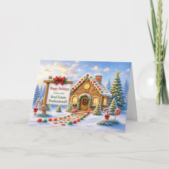 God Jul från Realtor Fastigheter  Kort (Framsida)