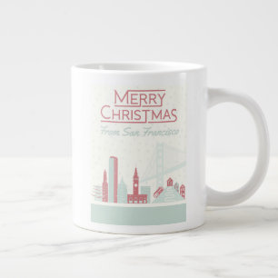 God jul från San Francisco Jumbo Mugg