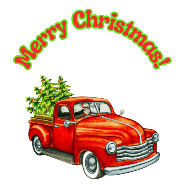 God jul från Santa Kort (Skapare uppladdad)
