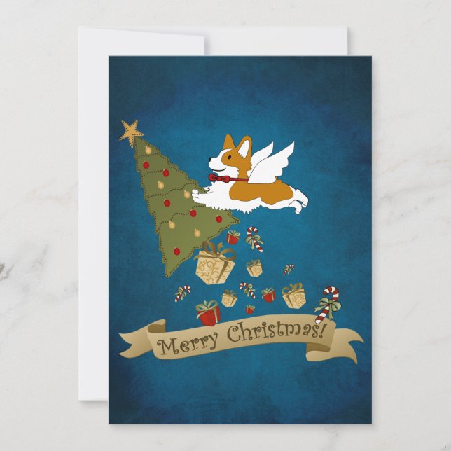 God jul från Santa Tass! Julkort (Framsida)
