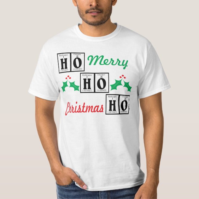 God jul från SANTA. Tee Shirt (Framsida)