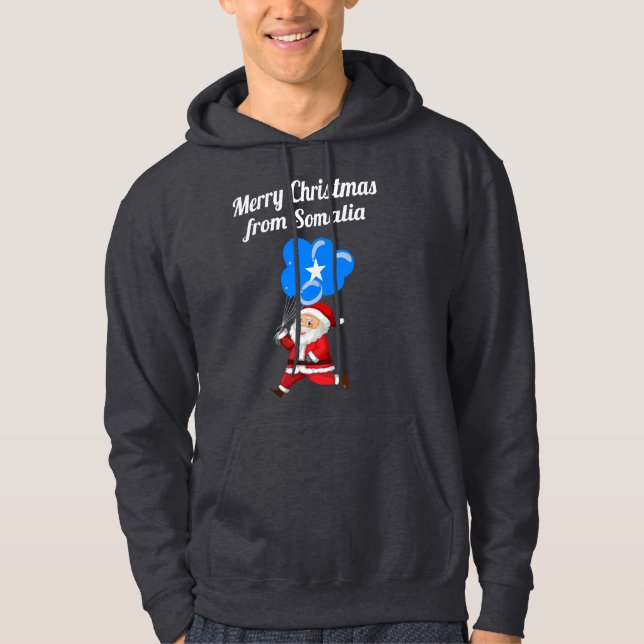 God jul från Somalia Hoodie (Framsida)