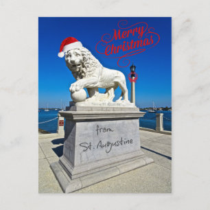 God jul från St. Augustine Florida Vykort