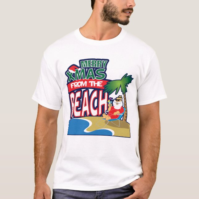 GOD JUL FRÅN STRANDutslagsplatsen T Shirt (Framsida)