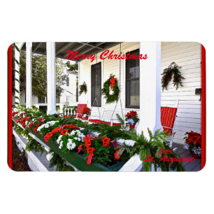 God jul från Sunny St Augustine Florida Magnet