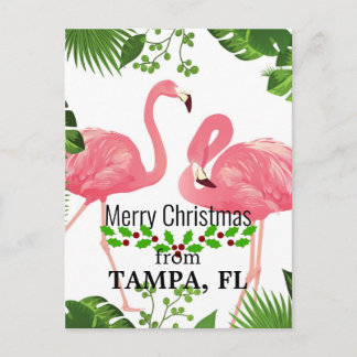 God jul från Tampa, FL Helg Vykort