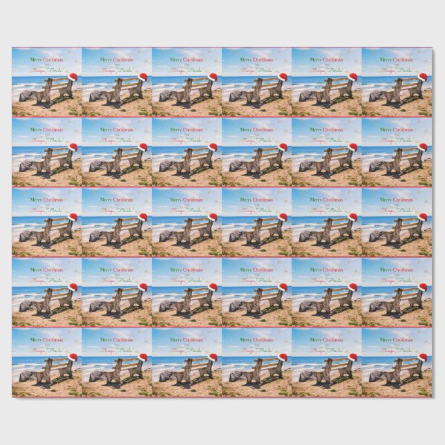 god jul från Tampa, Florida Presentpapper (Platt)