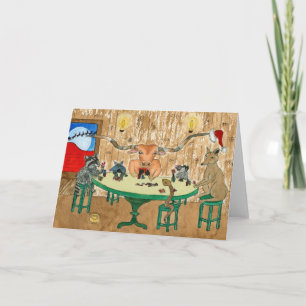 God jul från Texas Helgkort