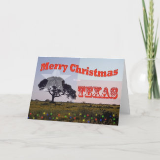 God jul från Texas Helgkort
