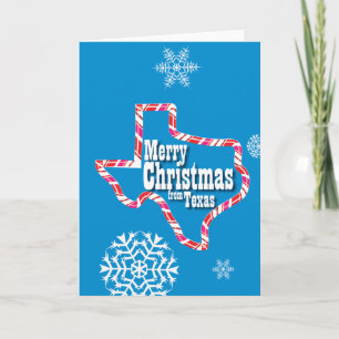God jul från Texas Helgkort
