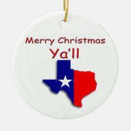 God jul från Texas Ornament