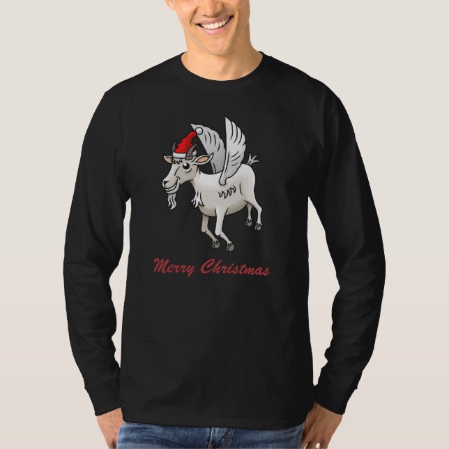 God jul från The Flying Goat T Shirt (Framsida)