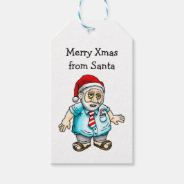 God Jul från Tomte Julklappsmärke Presentetikett