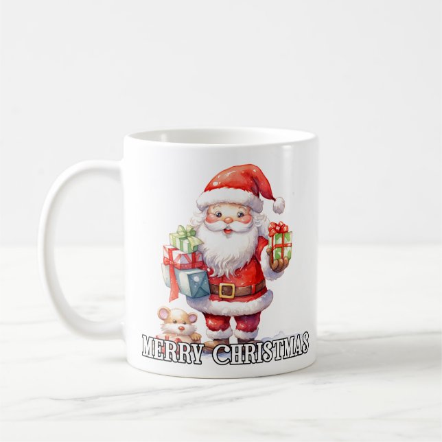 God Jul från Tomte Kaffemugg (Vänster)