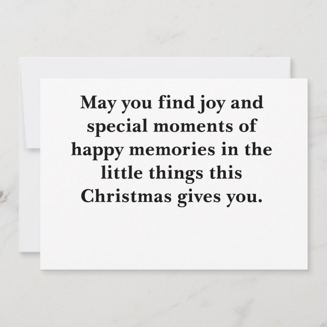 God jul från Tomte Tack Kort (Baksida)