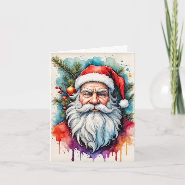 God Jul från Tomten Helgkort (Framsida)