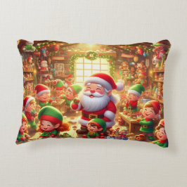 God Jul från Tomten och hans tomtebarn Prydnadskudde