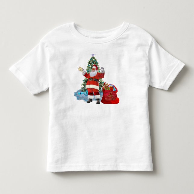 God jul från tomten tee shirt (Framsida)