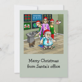 God Jul från Tomtens kontor Julkort