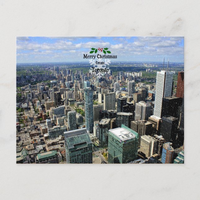 God jul från Toronto Helg Vykort (Framsida)