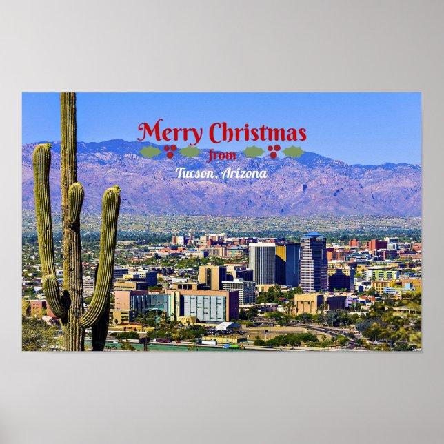 God jul från Tucson, Arizona Poster (Framsidan)