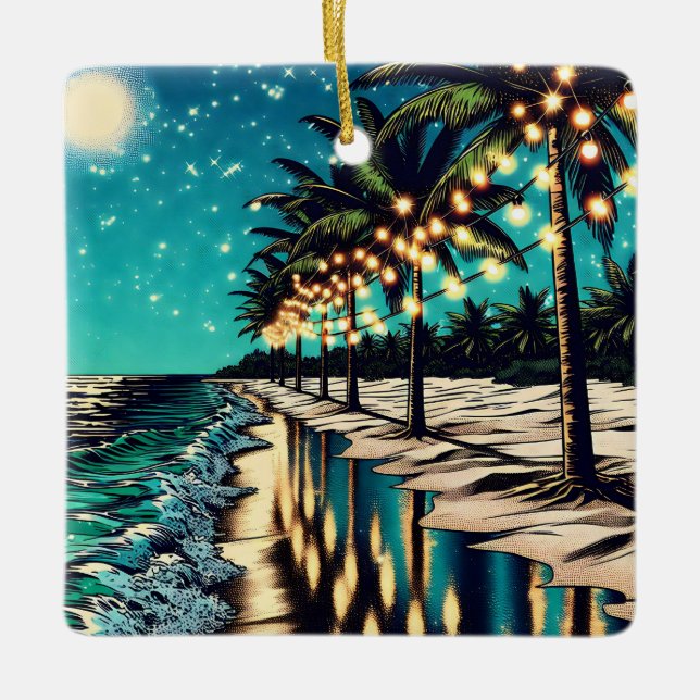 God jul från US Snowbird Julgransprydnad Keramik (Framsida)