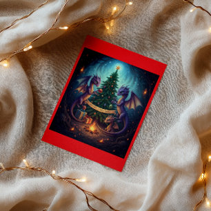 God Jul från Vår Lilla Drakrede Helgkort