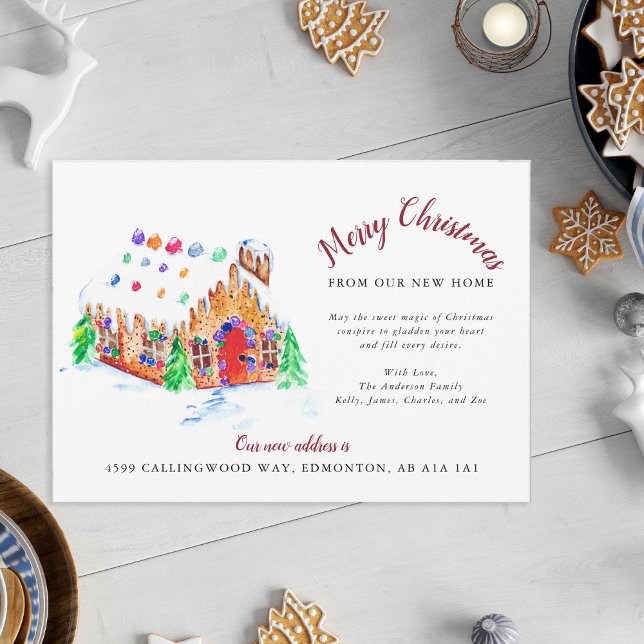God jul från vår nya Flytta i  Adress Meddelande (Skapare uppladdad)