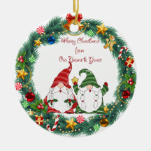 God Jul från vår Tomte till din på en