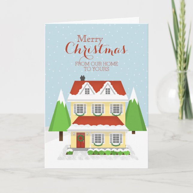God jul från vårt hem till dina helgkort (Framsida)