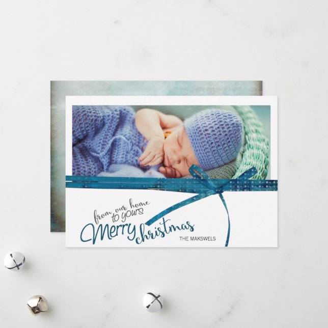 God jul från vårt hem till dina julkort (Fram/Back In Situ)