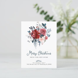 God jul från vårt nya hem helg vykort