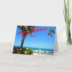 God jul från Vero Beach Florida Oceanfront Helgkort