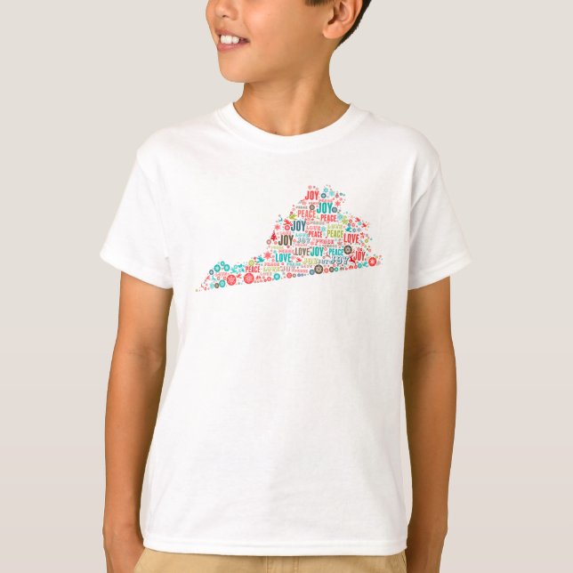 God jul från Virginia T Shirt (Framsida)