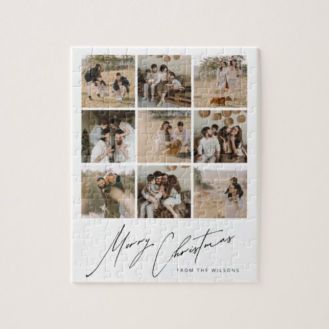 God jul från Wilsons Puzzle Pussel (Vertikal)