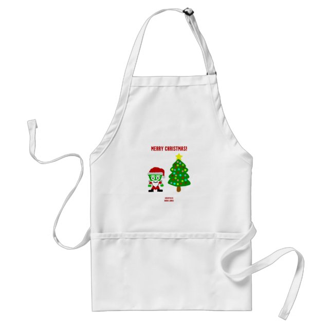 God Jul FrankenCheese Apron Förkläde (Framsidan)