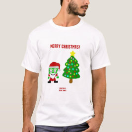 God jul FrankenCheese Manar White Basic T Shirt