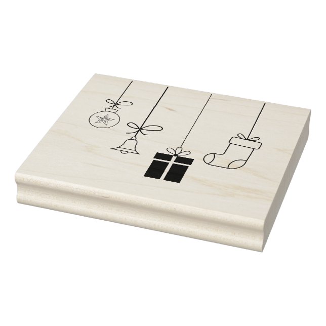 God jul Frimärke Stämpel (Stämpel)