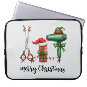 God Jul Frisör Festlig Stylist Jul Laptop Fodral