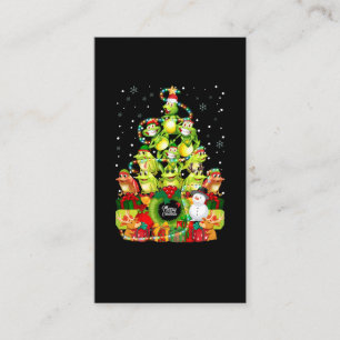 god jul Frog Julgran Julafton Frogs Visitkort
