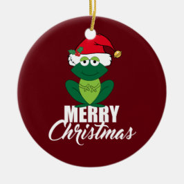 God jul Frog Julgransprydnad Keramik